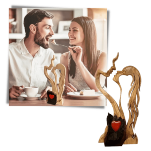 LAATSTE DAG 49% UIT⇝👩‍❤️‍👨Par Liefde Eeuwige Houten Decoratie Ornamenten Creatief kunstdekoration👩‍❤️‍👨