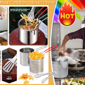 304 Roestvrijstalen Multifunctionele Friteuse